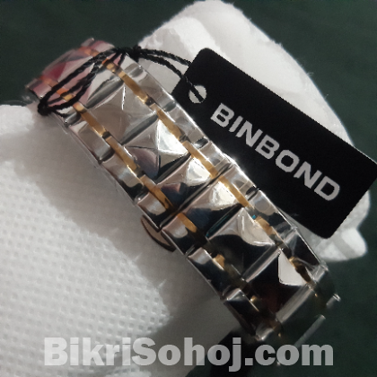 Men's Fashion Watch | Stainless Steel, Waterproof Binbond.